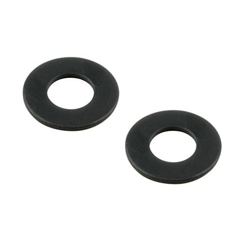 ポッシュフェイス(POSH FAITH) バイク用品 平ワッシャー ステンレス ブラック 2個入 M...