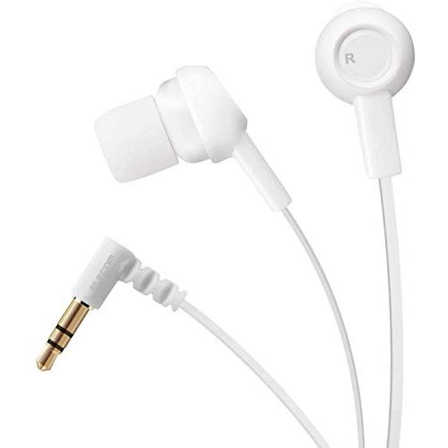 エレコム ステレオイヤホン からまり防止フラットコードY型 9mmドライバ ホワイト EHP-C35...