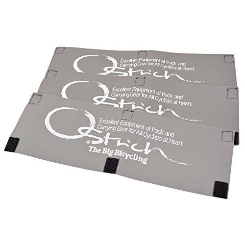 オーストリッチ(OSTRICH) 輪行アクセサリー フレームカバーA 3枚セット グレー