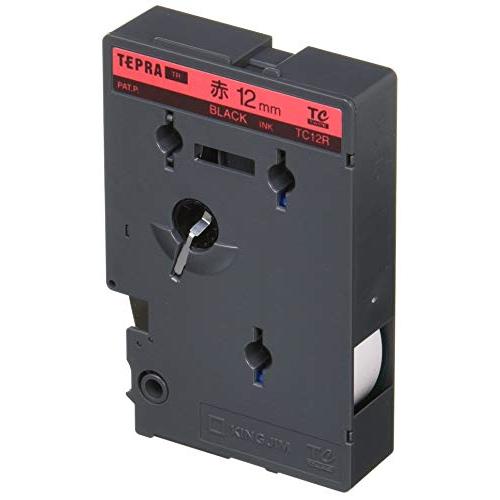 キングジム テープカートリッジ テプラTR TC12R 12mm 赤