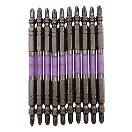 アネックス(ANEX) 黒龍靭ビット 両頭 スリム +2x110 10本袋 ABRS-14M