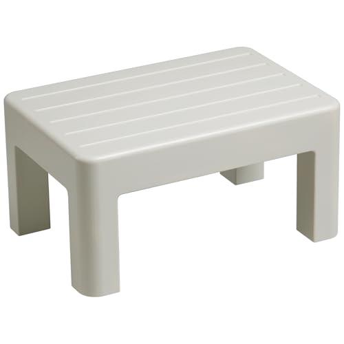 小原産業 プラスチック便利台 高さ22cm 中型タイプ ベージュ ST-509