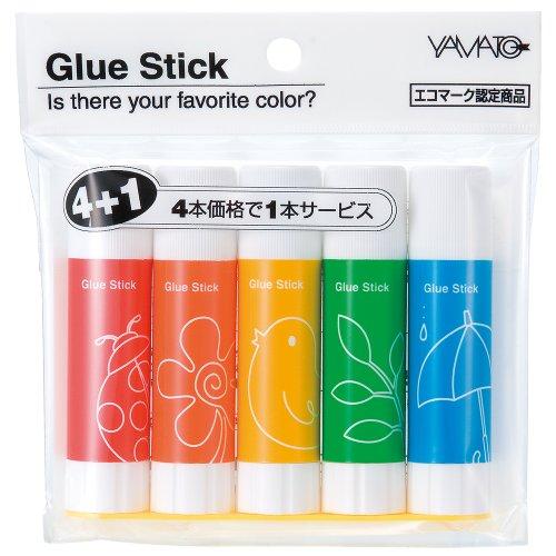ヤマト スティックのり グルースティック 5本パック ASN-8AH-5P