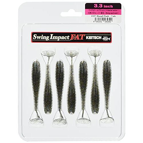 ケイテック(Keitech) スイングインパクト ファット 3.3インチ #418 ブルーギルフラッ...