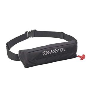 ダイワ(DAIWA) コンパクトライフジャケット(ウエストタイプ自動・手動膨脹式) ブラック フリー DF-2220｜川西ストア