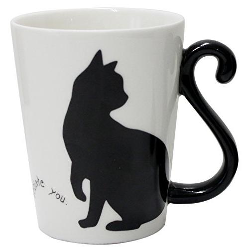 アルタ マグカップ ツインマグ 黒猫 オスネコ シンプル 陶器製 300ml AR0604099