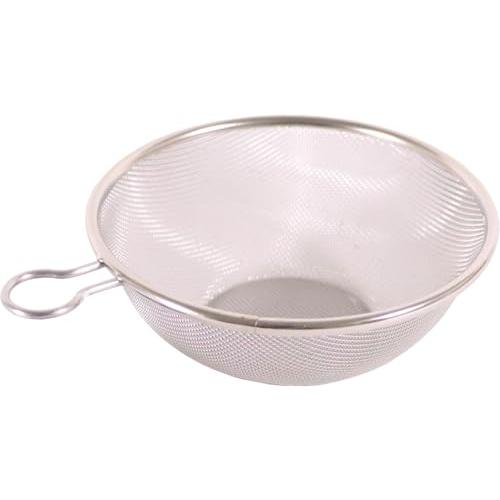 スリースノー 頑丈なザル プチリング 手付き 19cm 18-8ステンレス 洗いやすい ザル 水切り...