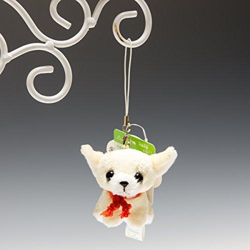 たけのこ(Takenoco) フォンテーヌストラップ チワワ アイボリー ぬいぐるみ 38024