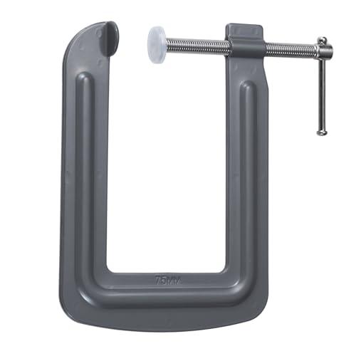 高儀 深型Cクランプ 75mm×145mm 工具 接着 材料 固定 作業 着脱可能 保護キャップ付 ...