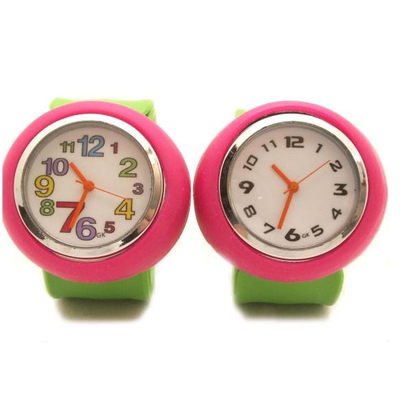 メンズ時計 レディース時計 子供時計 オモチャ ファション時計 カラフル時計 巻きつく時計 シリコー...