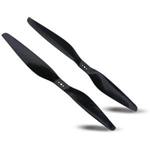 ドローン用カーボンラダー カーボン プロペラ 正反転 2ペアセット × 4本 (13インチ 1355) マルチ
