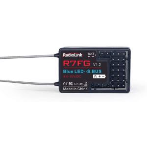 Radiolink R7FG 7CH RC ジャイロ内蔵 テレメトリー 受信機  レシーバー 海外倉...