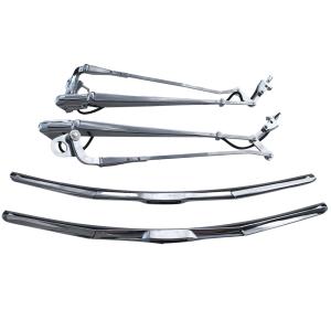 日野 レンジャー プロ 4t 標準車 メッキ ワイパーブレード ワイパー