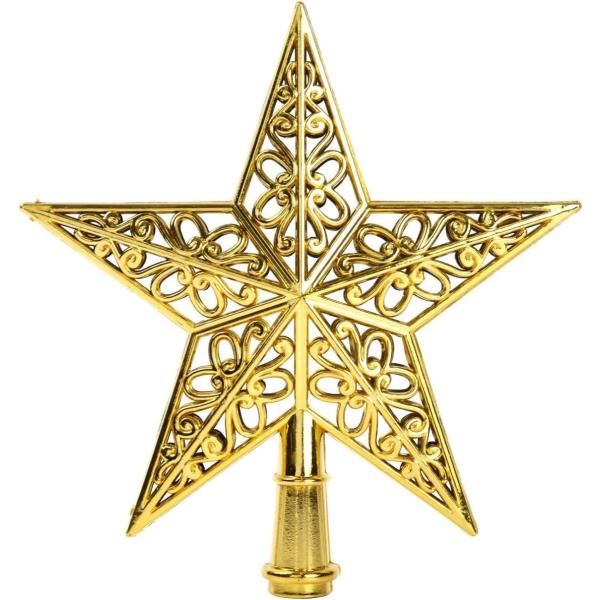 クリスマスツリー 星 飾り トップ スター オーナメント ゴールド