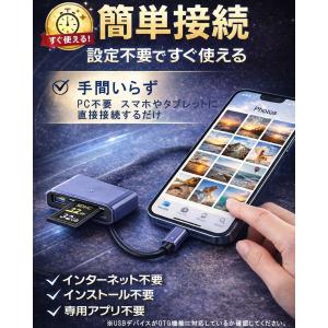 SDカードリーダー タイプC 5Gbps OT...の詳細画像2