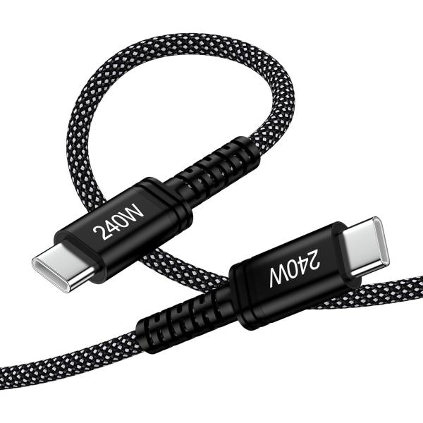 Viviber USB C ケーブル 240W PD3.1対応 Type-C ケーブル 1.8m 急...