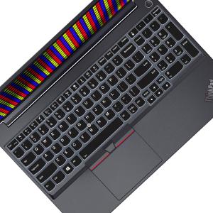 Lenovo Thinkpad キーボードカバーとスキンプロテクター - ブラック E15、L15、T15、P15S、P52、P52、S、P