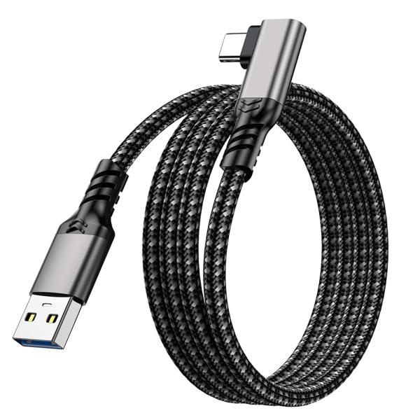 USB Type C ケーブル L字 (60W 3A急速充電/10Gbps データ転送) USB3....