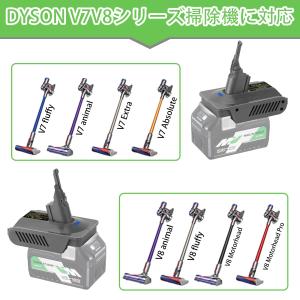 ダイソン V7/V8 バッテリー アダプター ...の詳細画像3