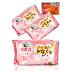 小林製薬 おなか用カイロ 命の母カイロ じんわり温かい 衣類に貼る お腹 10個 14時間 おまけ付き 【×3個】