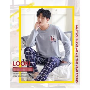 日本正規品 パジャマ メンズ 長袖 前開き プリント セットアップ 綿 長ズボン 上下セット ルームウェア 部屋着 春秋 ナイトウェア 寝間着 おしゃれ 爆安プライス Carlavista Com