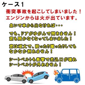 小型 緊急脱出用ハンマー 自動車用 レスキュー...の詳細画像3