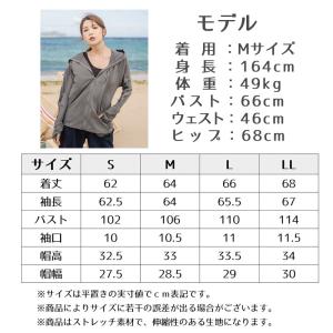 ラッシュガード パーカー レディース UVカッ...の詳細画像4