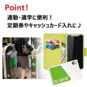 iPhone ケース 手帳型 ツートンカラー ...の詳細画像3