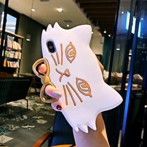 iPhone ケース 猫型 キャット シリコン...の詳細画像3