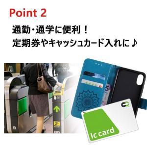 iPhone ケース 手帳型 PU レザー 太...の詳細画像4