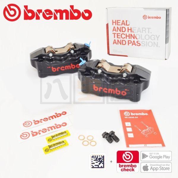 ブレンボ GP4-RB CNC ラジアルマウント ブレーキキャリパー P4 30/34 100mm ...