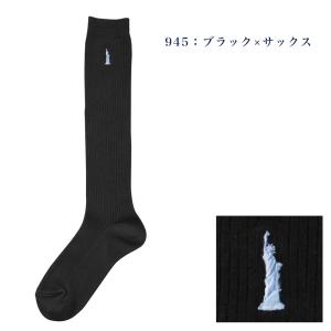 EASTBOY 両面刺繍ハイソックス 丈38c...の詳細画像4