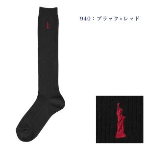 EASTBOY 両面刺繍ハイソックス 丈38c...の詳細画像5