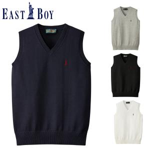 EASTBOY ベスト12G COOLMAX スクールベスト 女子 学生 ベスト 薄手 ニット 通学 制服 中学生 高校生 レディース イーストボーイ 4206007