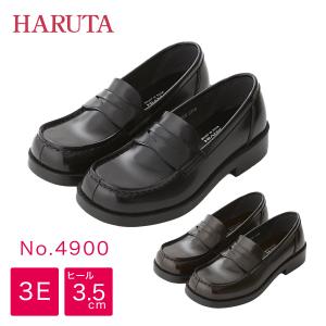 HARUTA ハルタ 4603 レディース ローファー ヒールアップ 太