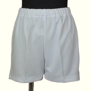 祭用品 祭パンツ  踊りパンツ  運動会 お神輿 ジャージパンツ S/M/L 男女兼用 ジャージパンツ　短パン  男女兼用  祭り衣装 白ニット ショートパンツ