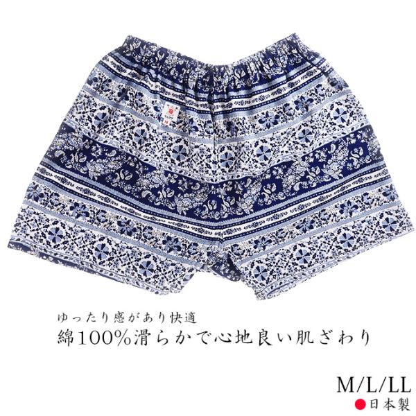 前閉じトランクス 綿ローン 薄手 申又 さるまた 綿100% M/L/LL 日本製 メンズ パンツ ...