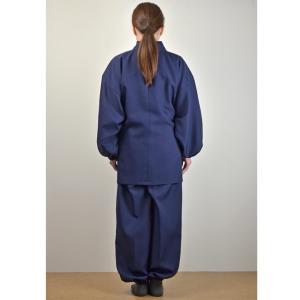 シワになりにくい女性用 作務衣 M/L/LL ...の詳細画像1