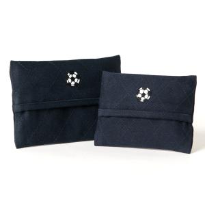 tesi（テシ） お受験 ティッシュケース 手刺繍 さくらんぼ ポケット