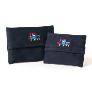 tesi（テシ） お受験 ティッシュケース 手刺繍 さくらんぼ ポケット