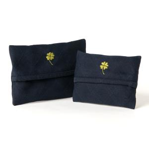 tesi お受験専門店品質 手刺繍ティッシュケース さくらんぼ ちり紙入れ