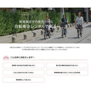 電動自転車 子供乗せ レンタル 1ヶ月 パナソ...の詳細画像5