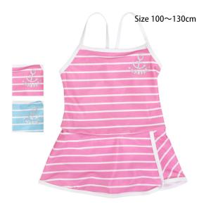 SALE 水着 子供 女子 女の子 ワンピース キッズ マリン柄