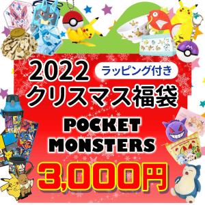 【予約】ポケモン クリスマス福袋 ラッピング付 2022 数量限定 キャラクター グッズ ピカチュウ 福箱 詰め合わせ プレゼント 女の子 男の子 キッズ 子供 2022