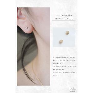 ピアス 金属アレルギー対応 ゴールド 14k ...の詳細画像1