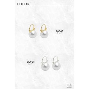 ピアス 金属アレルギー対応 レディース パール...の詳細画像5