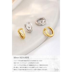 ピアス 金属アレルギー対応 フープ ドロップ ...の詳細画像3