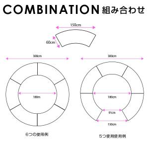 カウンターテーブル バーカウンター 6個 11...の詳細画像3