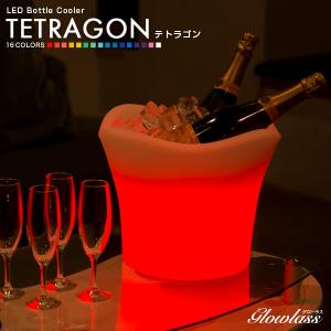 光る ワインクーラー タワー型 充電式 マルチカラー ボトル シャンパン