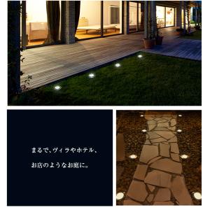 ソーラーライト 4個 屋外 埋め込み 〔 防水...の詳細画像5